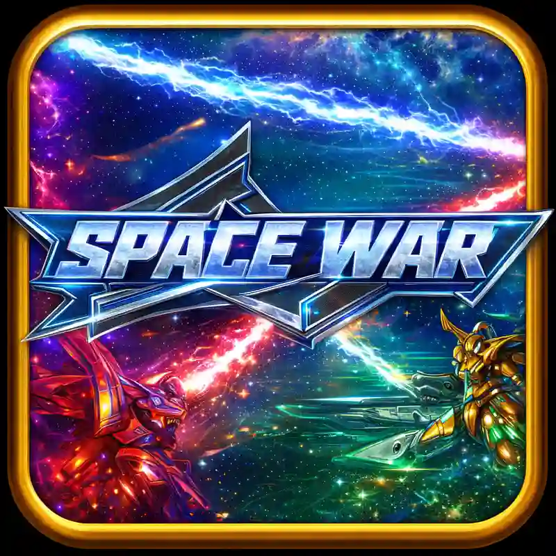 Space War Slot Game Logo phsky